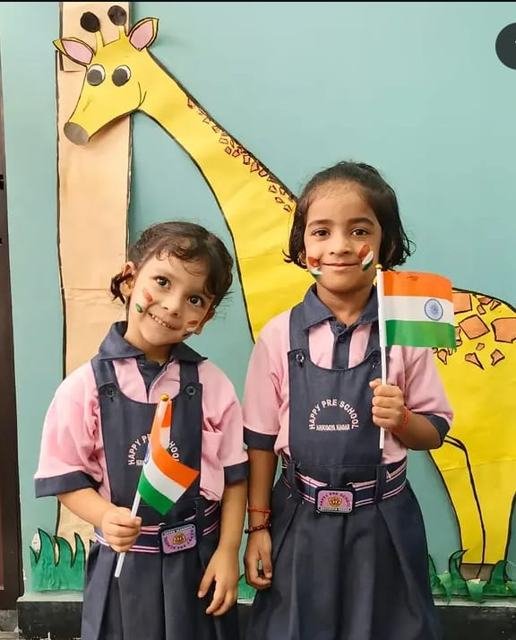 Independence Day: Tiny patriots with big flags